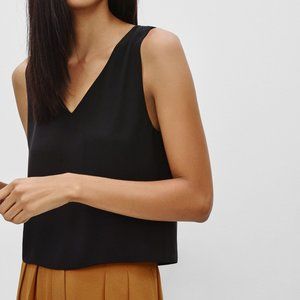 ARITZIA MURPHY BLOUSE BLACK
